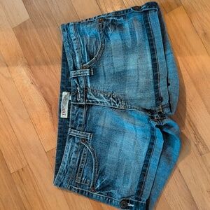 Blue Denim Shorts